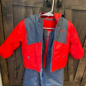 Columbia reversible jacket and bibs